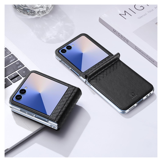 Dux Ducis Bril Samsung Galaxy Z Flip 7 Hoesje Back Cover Zwart afbeelding 10