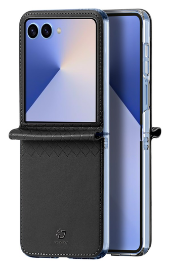 Dux Ducis Bril Samsung Galaxy Z Flip 7 Hoesje Back Cover Zwart afbeelding 2