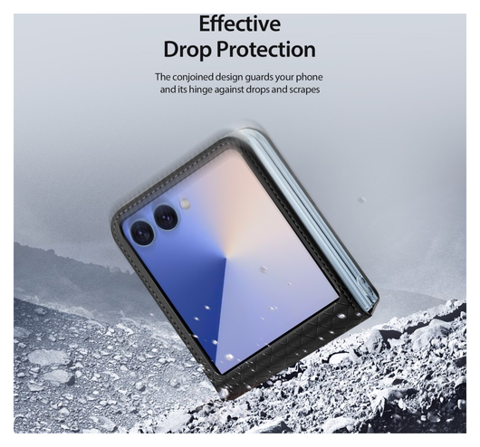 Dux Ducis Bril Samsung Galaxy Z Flip 7 Hoesje Back Cover Zwart afbeelding 5