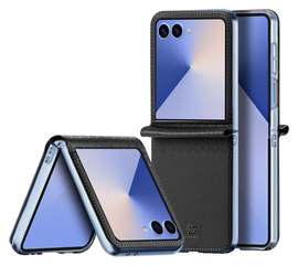 Dux Ducis Bril Samsung Galaxy Z Flip 7 Hoesje Back Cover Zwart