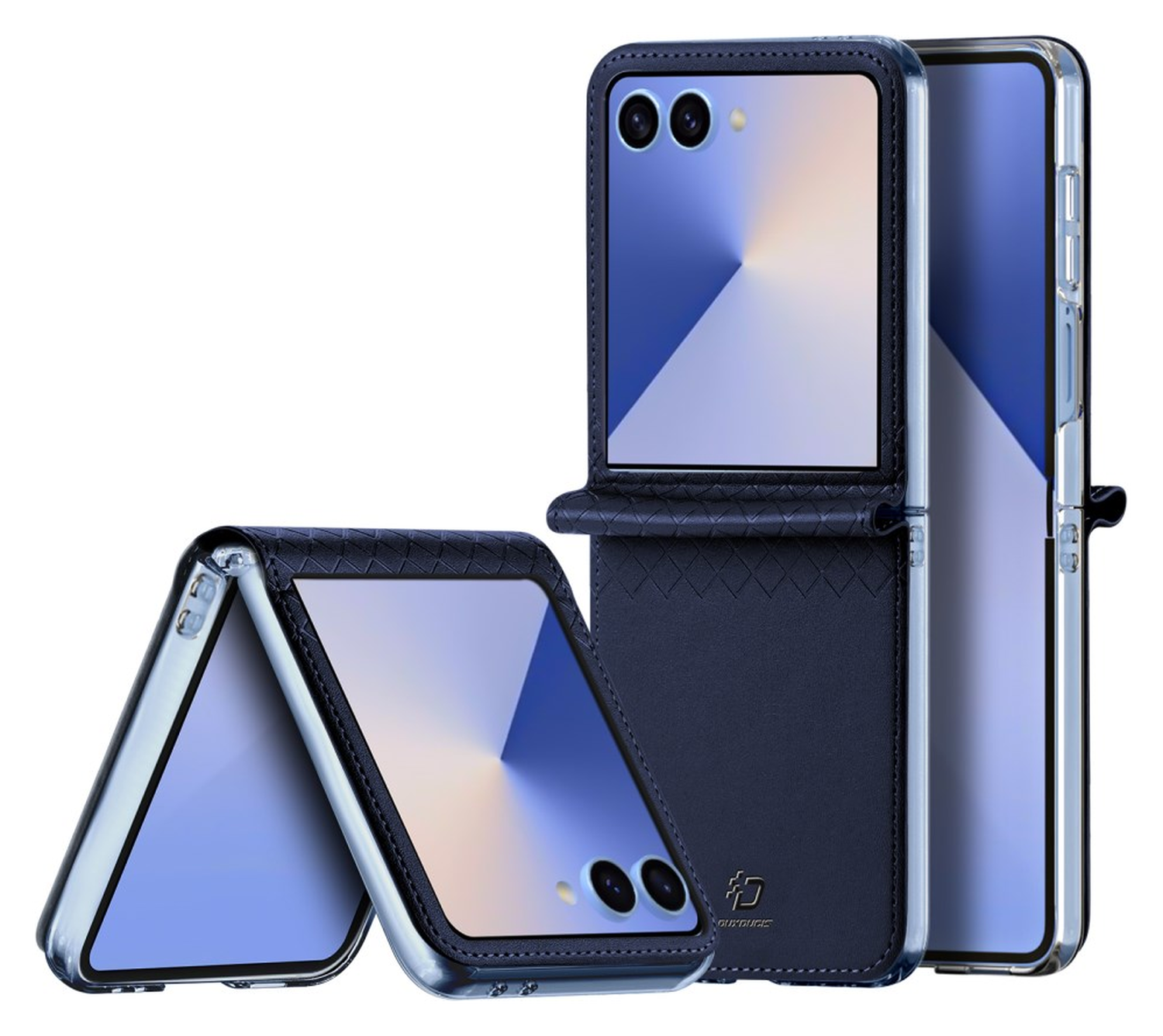 Dux Ducis Bril Samsung Galaxy Z Flip 7 Hoesje Back Cover Blauw afbeelding 1