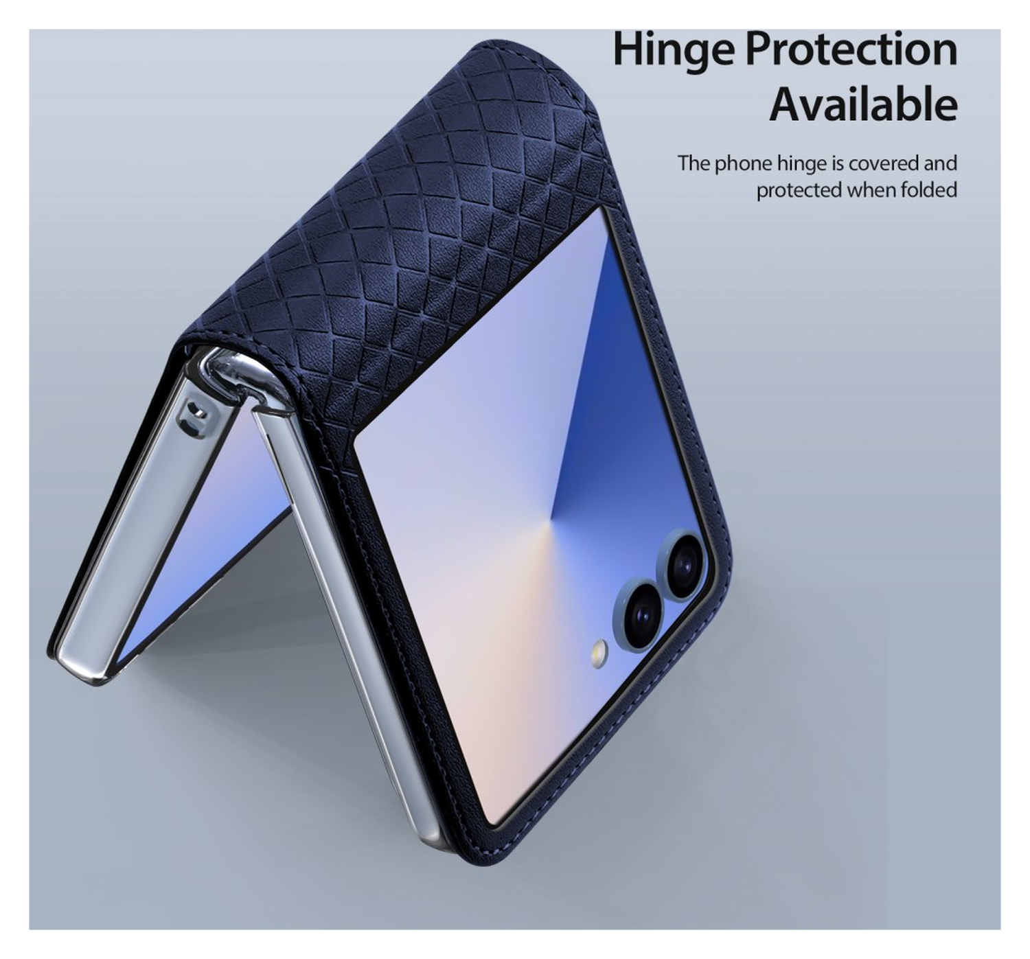 Dux Ducis Bril Samsung Galaxy Z Flip 7 Hoesje Back Cover Blauw afbeelding 5