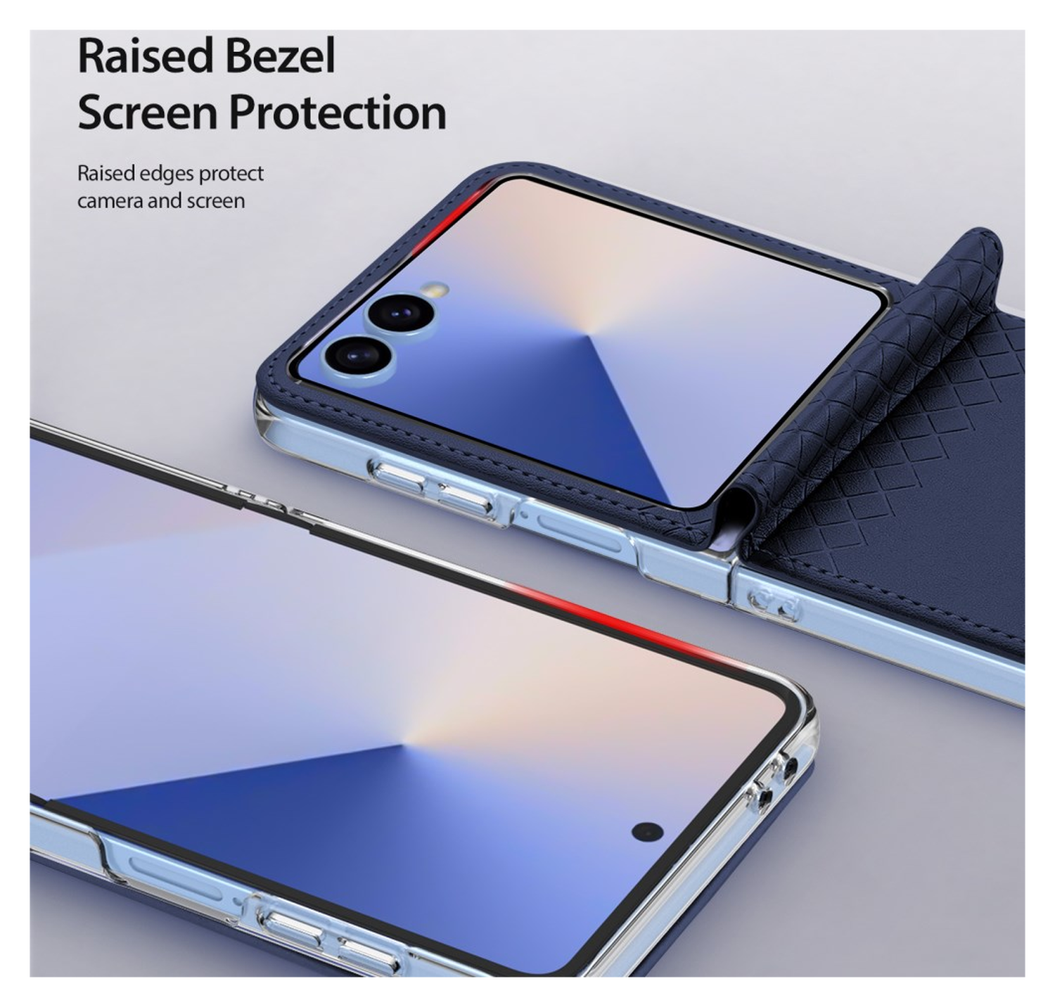 Dux Ducis Bril Samsung Galaxy Z Flip 7 Hoesje Back Cover Blauw afbeelding 8