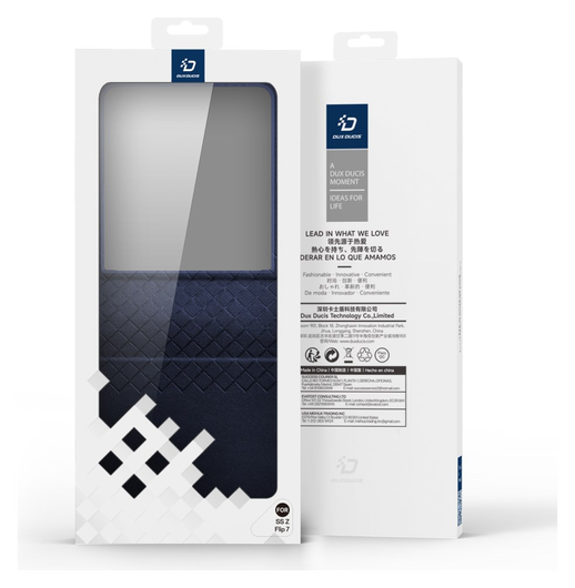 Dux Ducis Bril Samsung Galaxy Z Flip 7 Hoesje Back Cover Blauw afbeelding 11