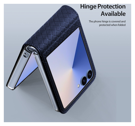 Dux Ducis Bril Samsung Galaxy Z Flip 7 Hoesje Back Cover Blauw afbeelding 5