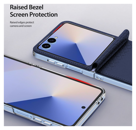 Dux Ducis Bril Samsung Galaxy Z Flip 7 Hoesje Back Cover Blauw afbeelding 8