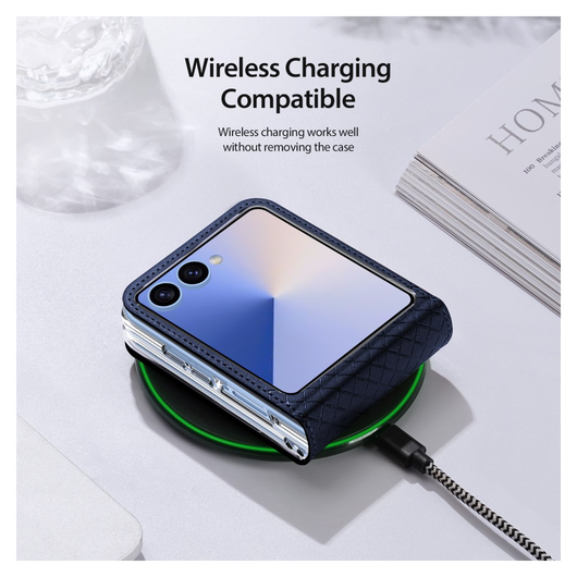 Dux Ducis Bril Samsung Galaxy Z Flip 7 Hoesje Back Cover Blauw afbeelding 9