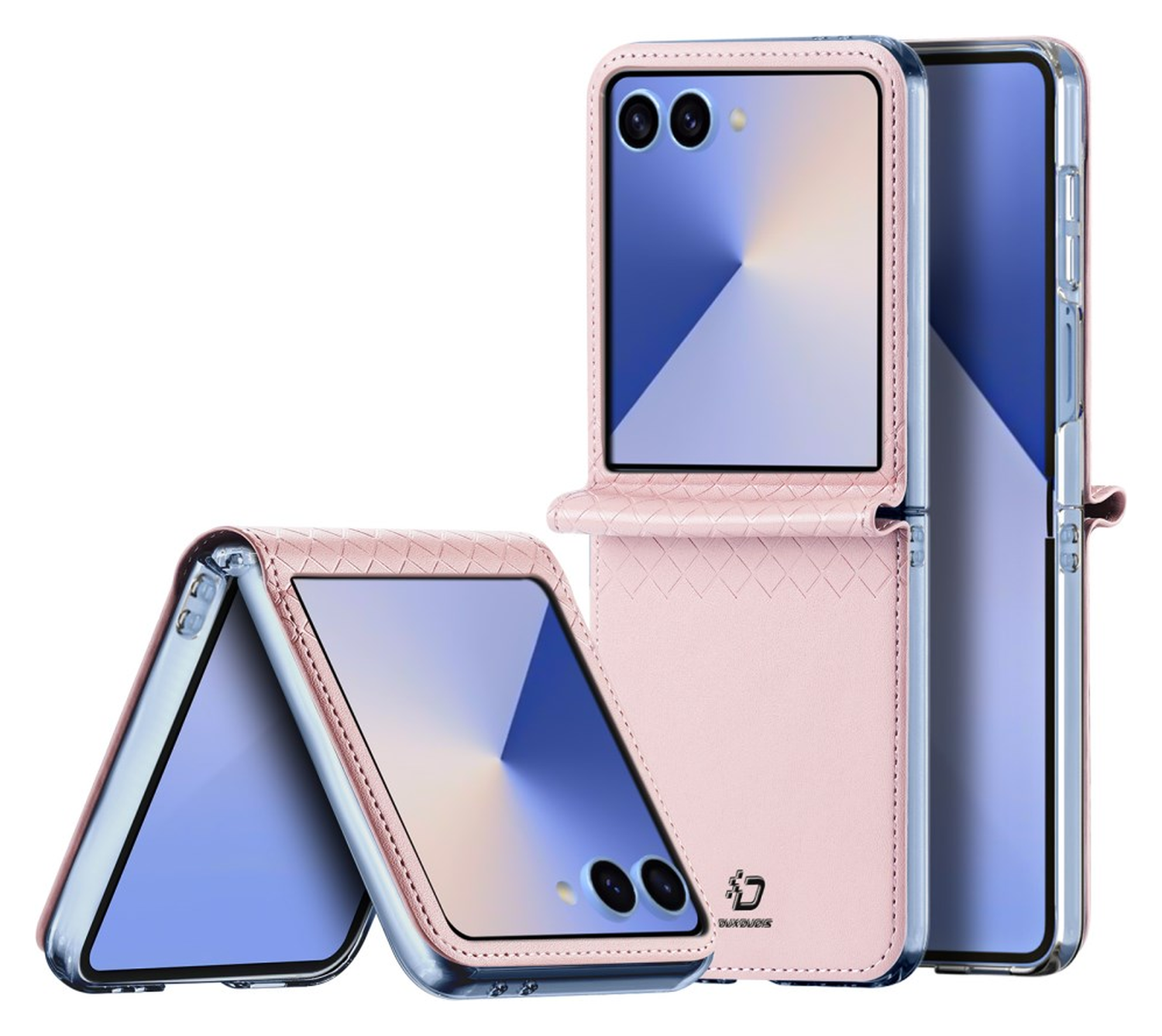 Dux Ducis Bril Samsung Galaxy Z Flip 7 Hoesje Back Cover Roze afbeelding 1