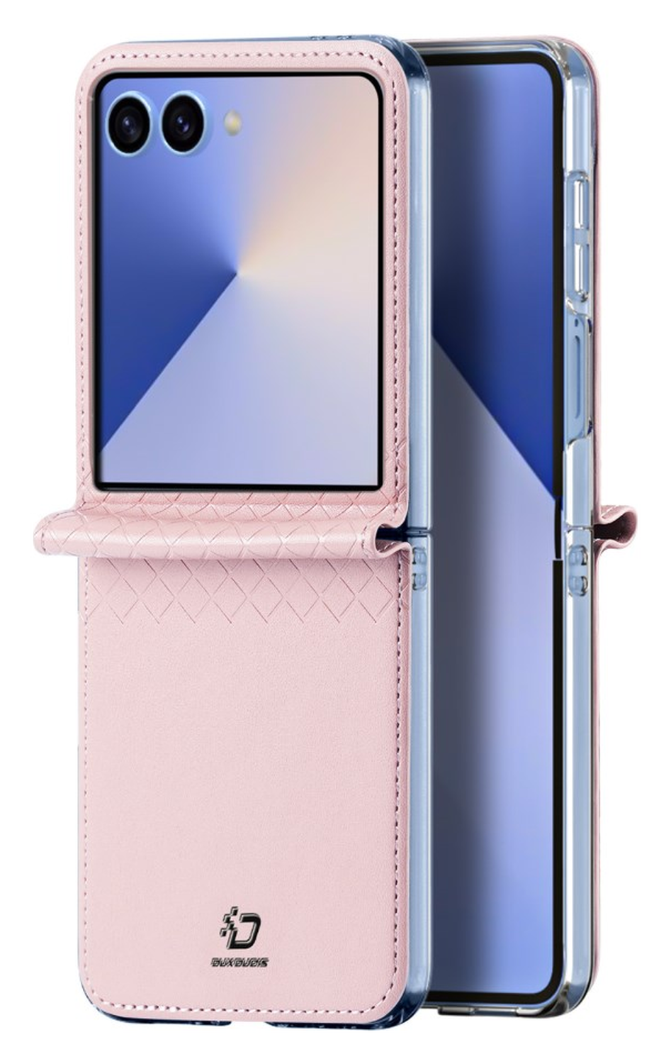 Dux Ducis Bril Samsung Galaxy Z Flip 7 Hoesje Back Cover Roze afbeelding 2