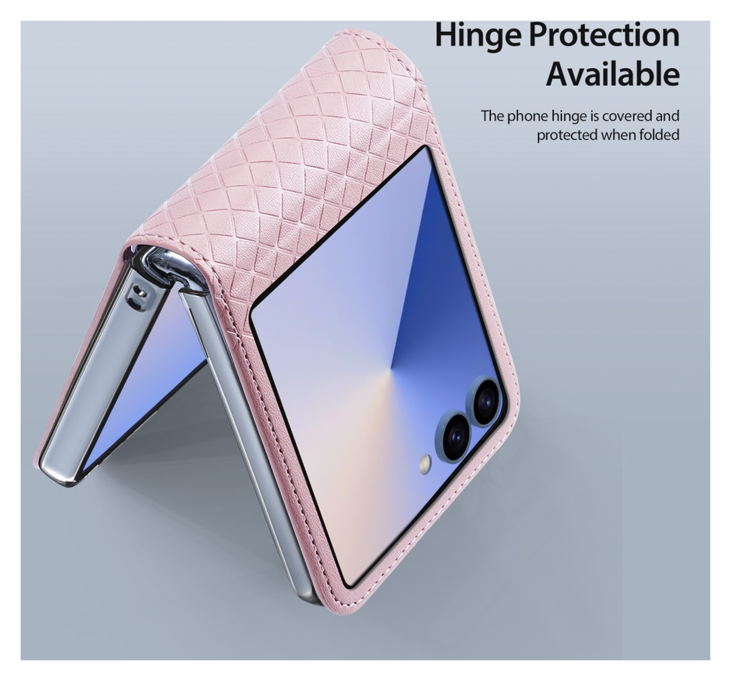 Dux Ducis Bril Samsung Galaxy Z Flip 7 Hoesje Back Cover Roze afbeelding 5
