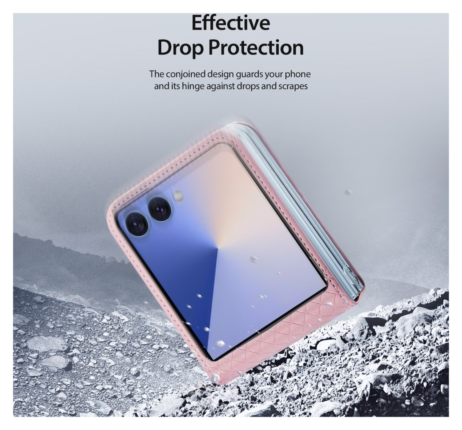 Dux Ducis Bril Samsung Galaxy Z Flip 7 Hoesje Back Cover Roze afbeelding 7