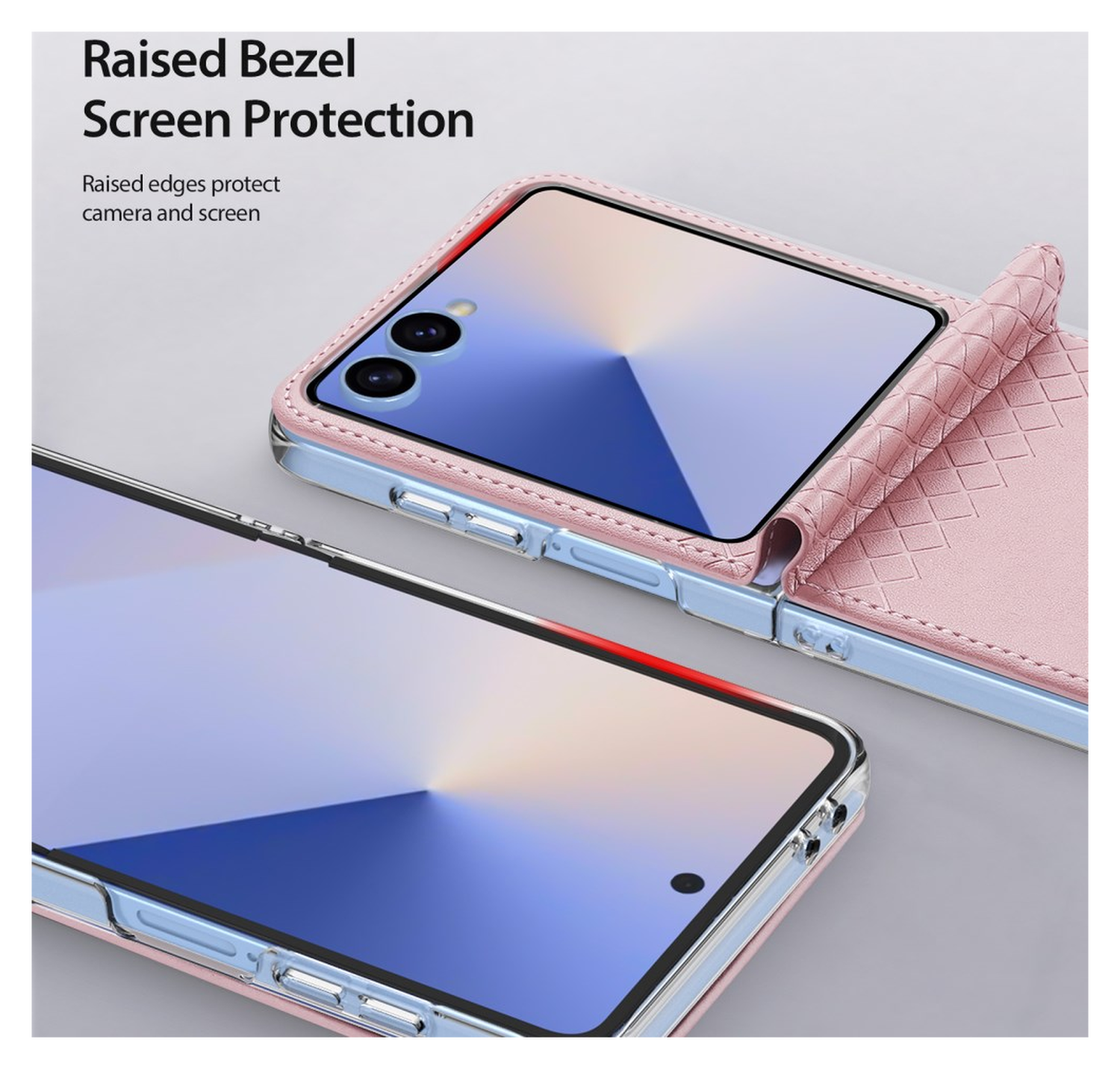 Dux Ducis Bril Samsung Galaxy Z Flip 7 Hoesje Back Cover Roze afbeelding 8