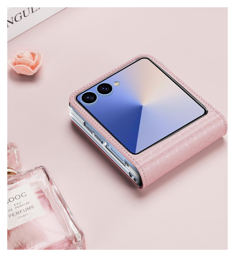 Dux Ducis Bril Samsung Galaxy Z Flip 7 Hoesje Back Cover Roze afbeelding 10