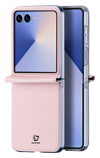 Dux Ducis Bril Samsung Galaxy Z Flip 7 Hoesje Back Cover Roze afbeelding 2