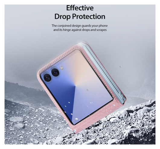 Dux Ducis Bril Samsung Galaxy Z Flip 7 Hoesje Back Cover Roze afbeelding 7