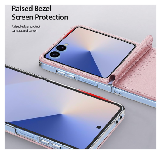 Dux Ducis Bril Samsung Galaxy Z Flip 7 Hoesje Back Cover Roze afbeelding 8