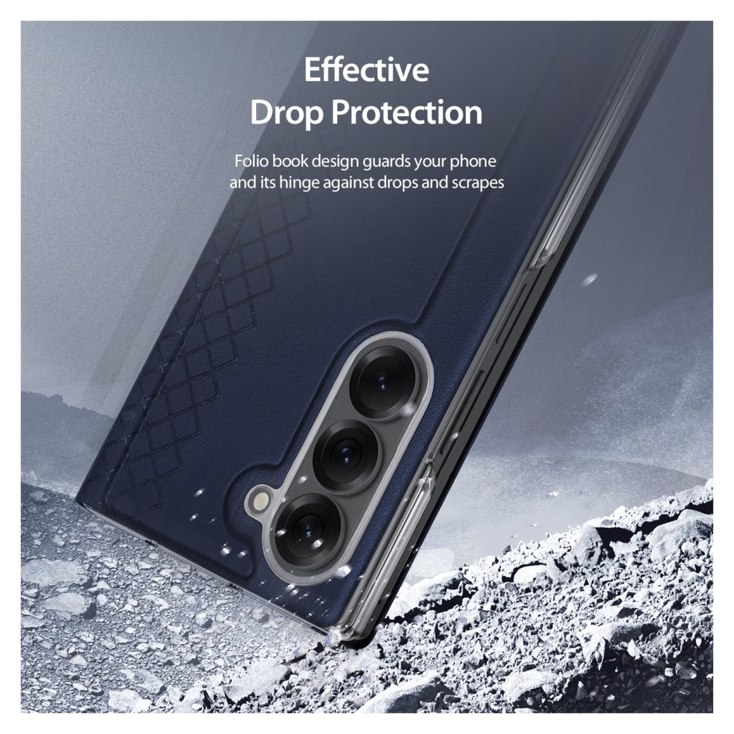 Dux Ducis Bril Samsung Galaxy Z Fold 7 Hoesje Back Cover Blue afbeelding 4