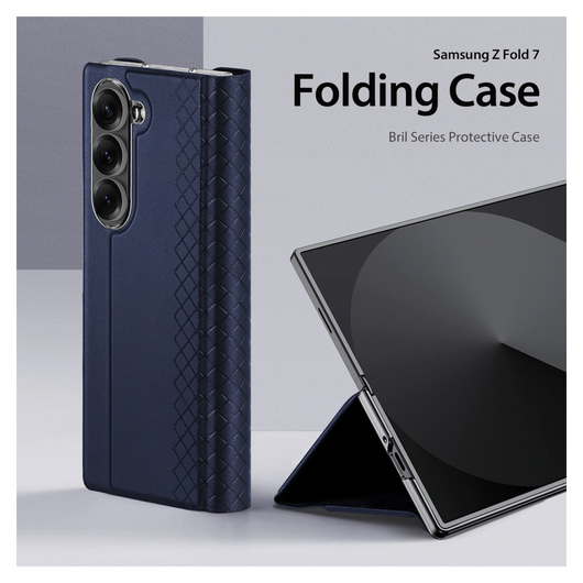 Dux Ducis Bril Samsung Galaxy Z Fold 7 Hoesje Back Cover Blue afbeelding 3