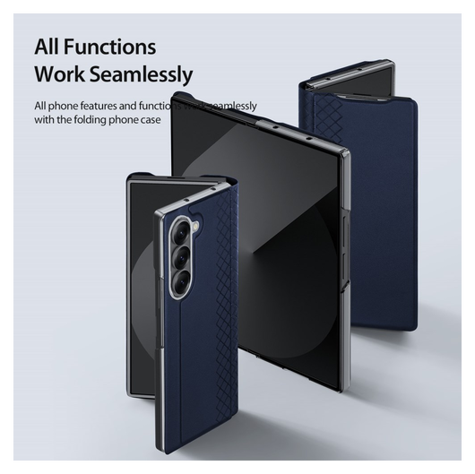Dux Ducis Bril Samsung Galaxy Z Fold 7 Hoesje Back Cover Blue afbeelding 7
