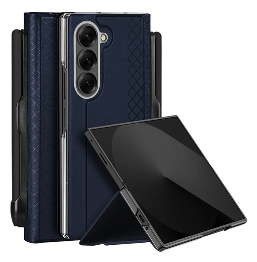Dux Ducis Bril Samsung Galaxy Z Fold 7 Hoesje Back Cover Blue afbeelding 1