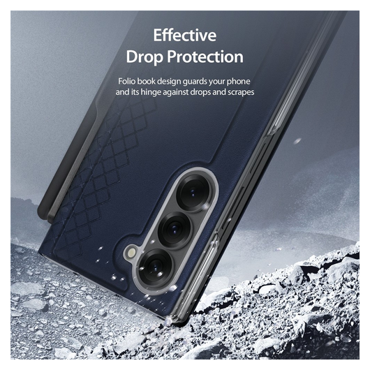 Dux Ducis Bril Samsung Galaxy Z Fold 7 Hoesje Back Cover Blue afbeelding 10