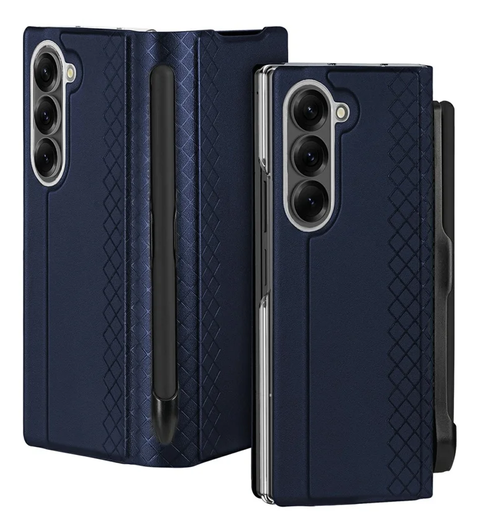 Dux Ducis Bril Samsung Galaxy Z Fold 7 Hoesje Back Cover Blue afbeelding 2