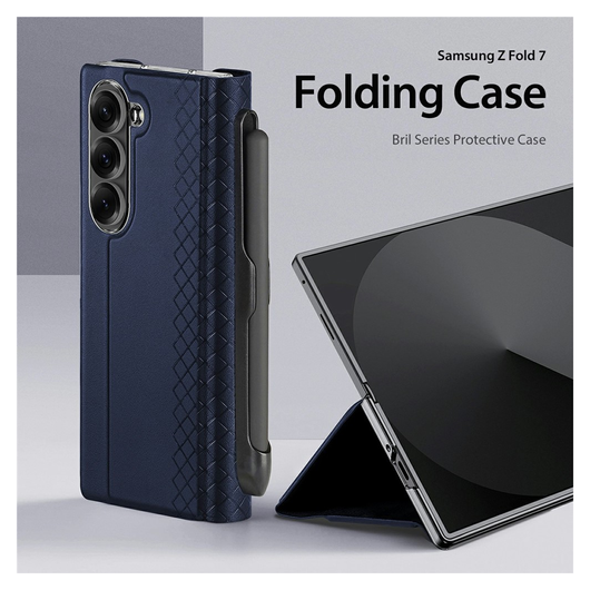 Dux Ducis Bril Samsung Galaxy Z Fold 7 Hoesje Back Cover Blue afbeelding 4