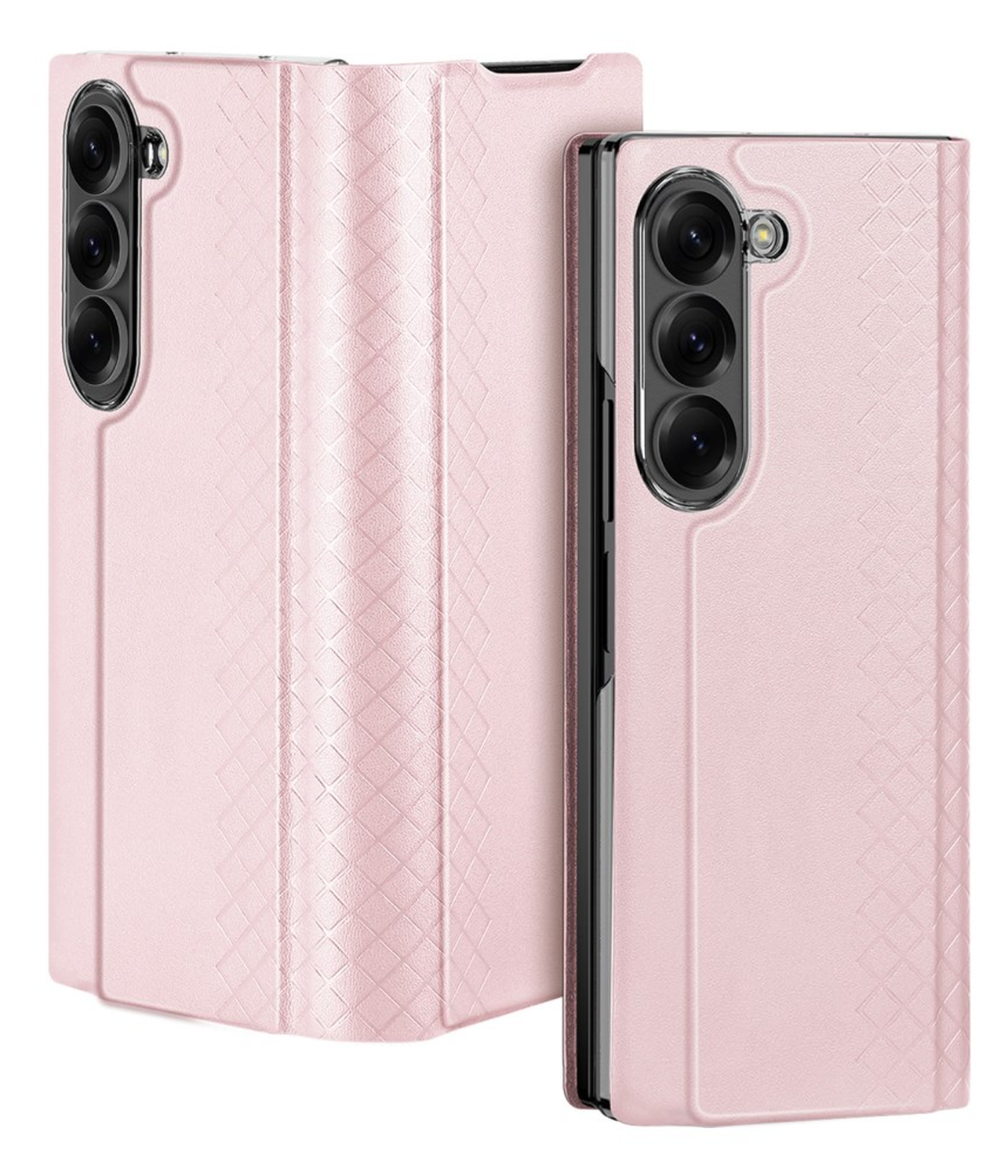 Dux Ducis Bril Samsung Galaxy Z Fold 7 Hoesje Back Cover Roze afbeelding 10