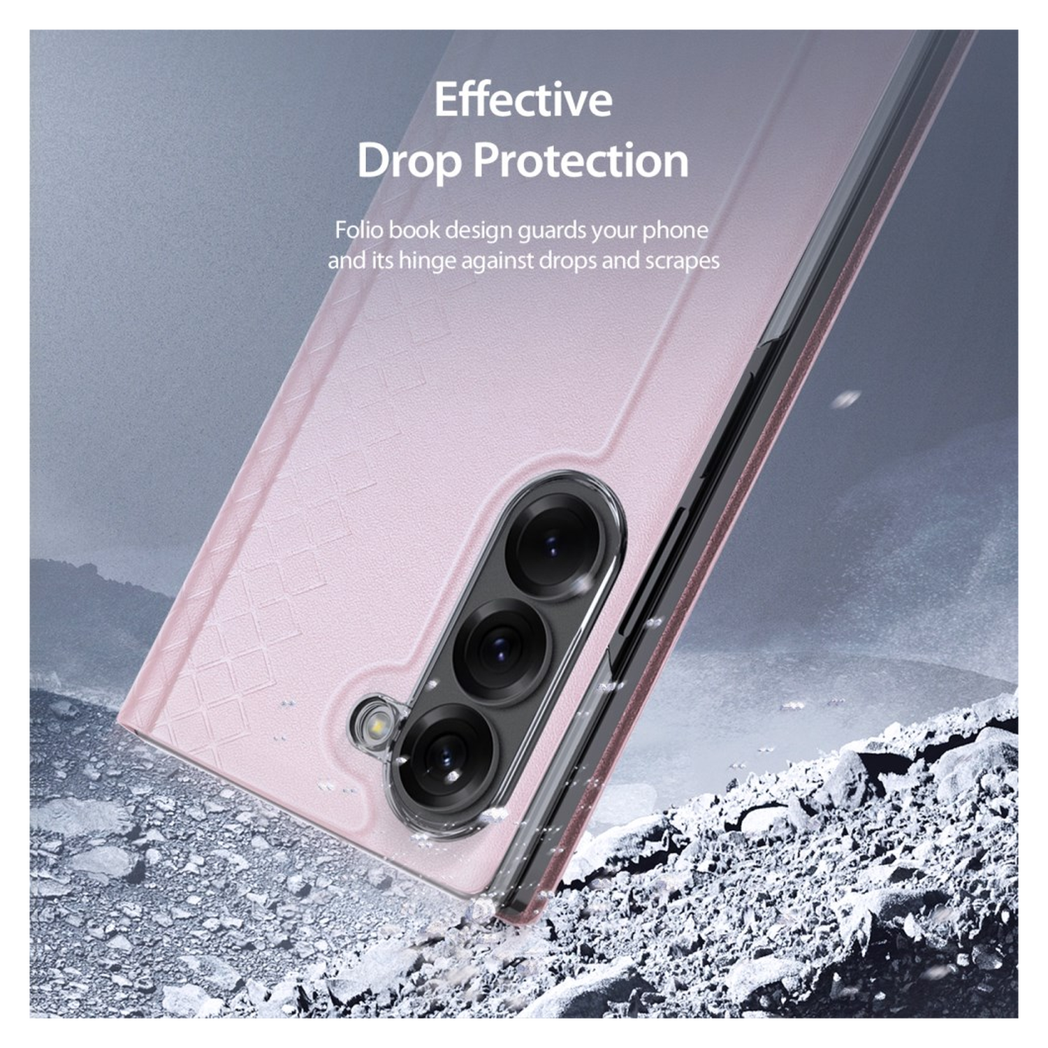 Dux Ducis Bril Samsung Galaxy Z Fold 7 Hoesje Back Cover Roze afbeelding 8