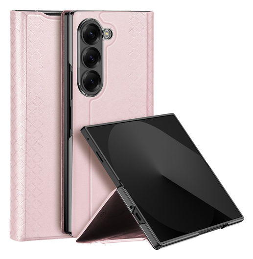 Dux Ducis Bril Samsung Galaxy Z Fold 7 Hoesje Back Cover Roze afbeelding 1