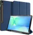 Dux Ducis Domo Samsung Galaxy Tab S10 FE Plus Hoes Tri-Fold Book Case Blauw