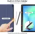 Dux Ducis Domo Samsung Galaxy Tab S10 FE Plus Hoes Tri-Fold Book Case Blauw afbeelding 2