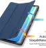 Dux Ducis Domo Samsung Galaxy Tab S10 FE Plus Hoes Tri-Fold Book Case Blauw afbeelding 7