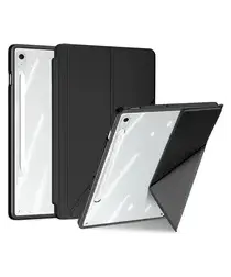 Dux Ducis Magi Samsung Galaxy Tab S10 FE Plus Hoes V-Fold Book Case Zwart afbeelding