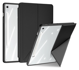 Dux Ducis Magi Samsung Galaxy Tab S10 FE Plus Hoes V-Fold Book Case Zwart afbeelding
