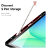Dux Ducis Magi Samsung Galaxy Tab S10 FE Plus Hoes V-Fold Book Case Zwart afbeelding 6