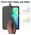 Dux Ducis Magi Samsung Galaxy Tab S10 FE Plus Hoes V-Fold Book Case Grijs afbeelding 4