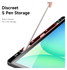 Dux Ducis Magi Samsung Galaxy Tab S10 FE Plus Hoes V-Fold Book Case Grijs afbeelding 6
