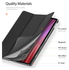 Dux Ducis Domo Lenovo Tab K10 Gen 2 Hoes Tri-Fold Book Case Zwart afbeelding 7
