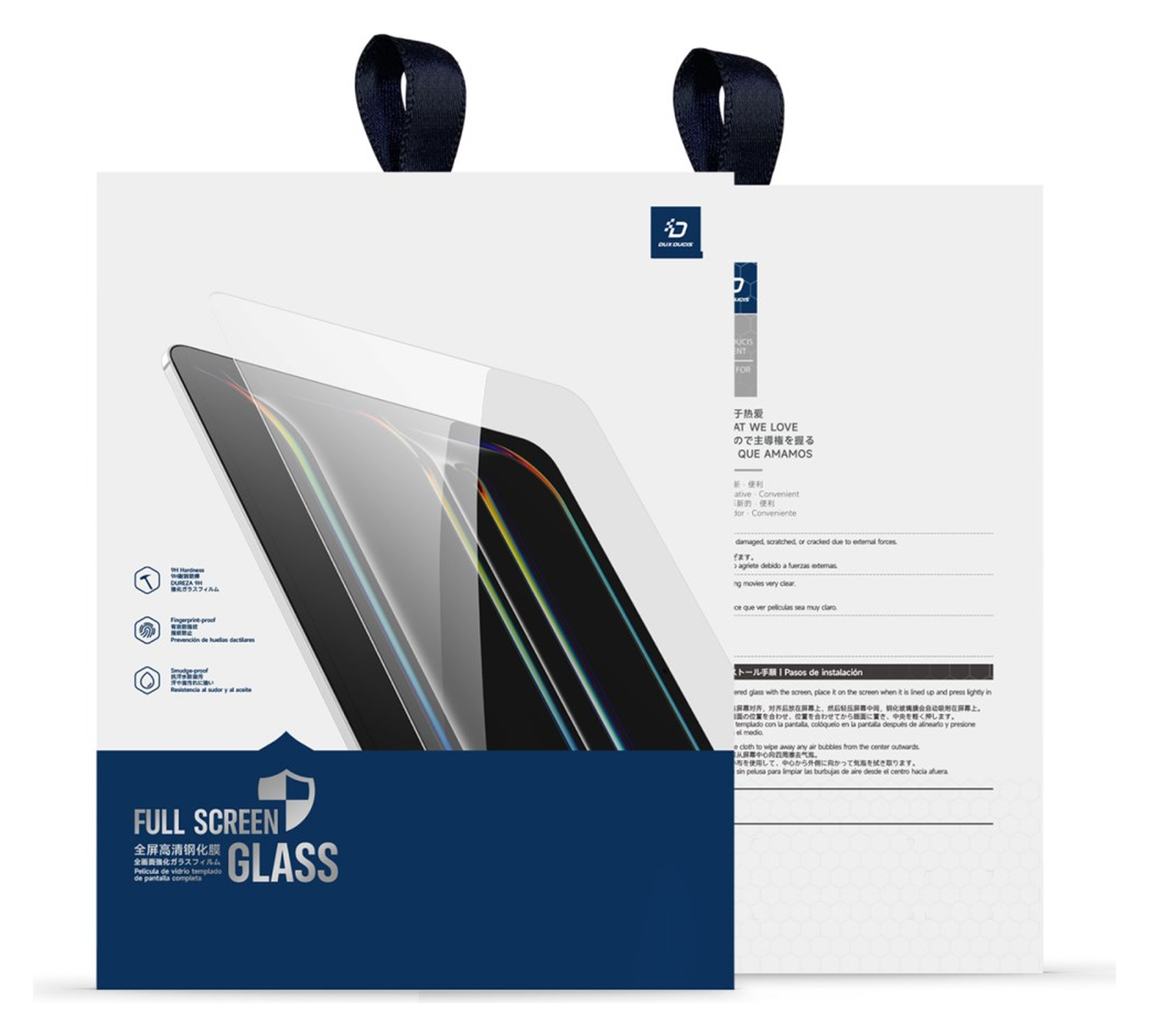 Dux Ducis Samsung Galaxy Tab S10 FE Plus Screen Protector 9H Tempered Glass afbeelding 6