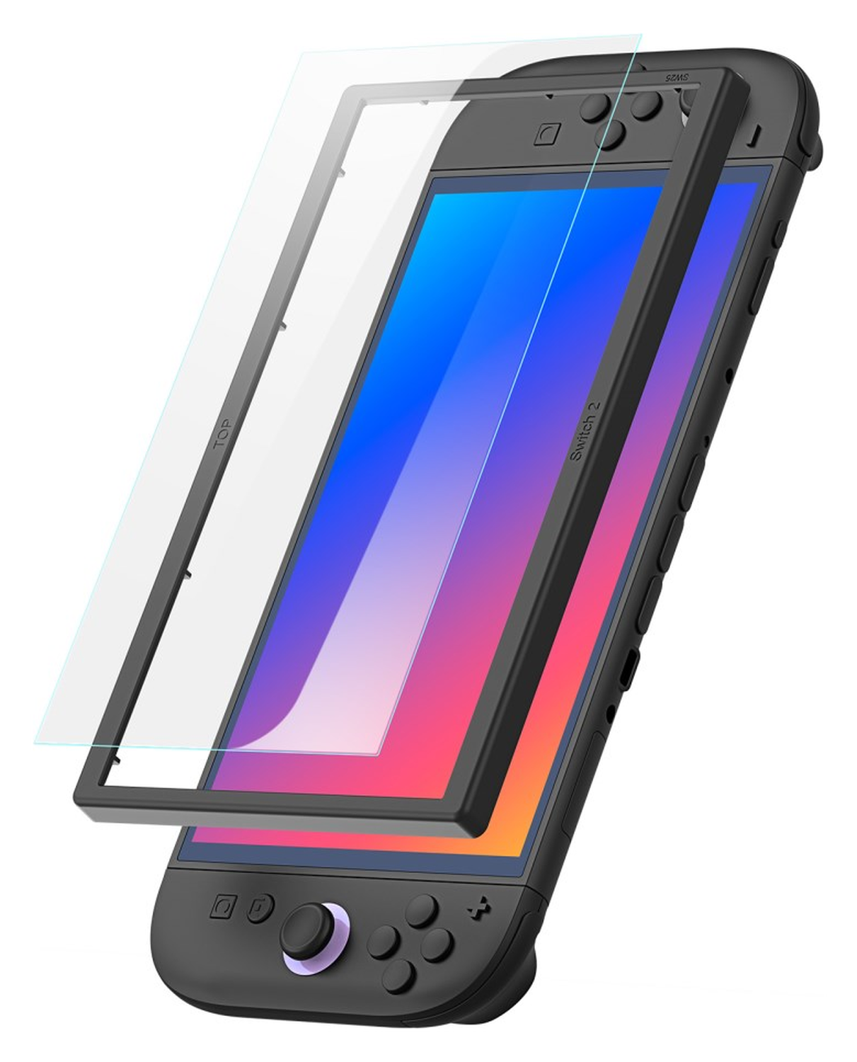 Dux Ducis Nintendo Switch 2 Screen Protector 9H Tempered Glass met Tray afbeelding 1