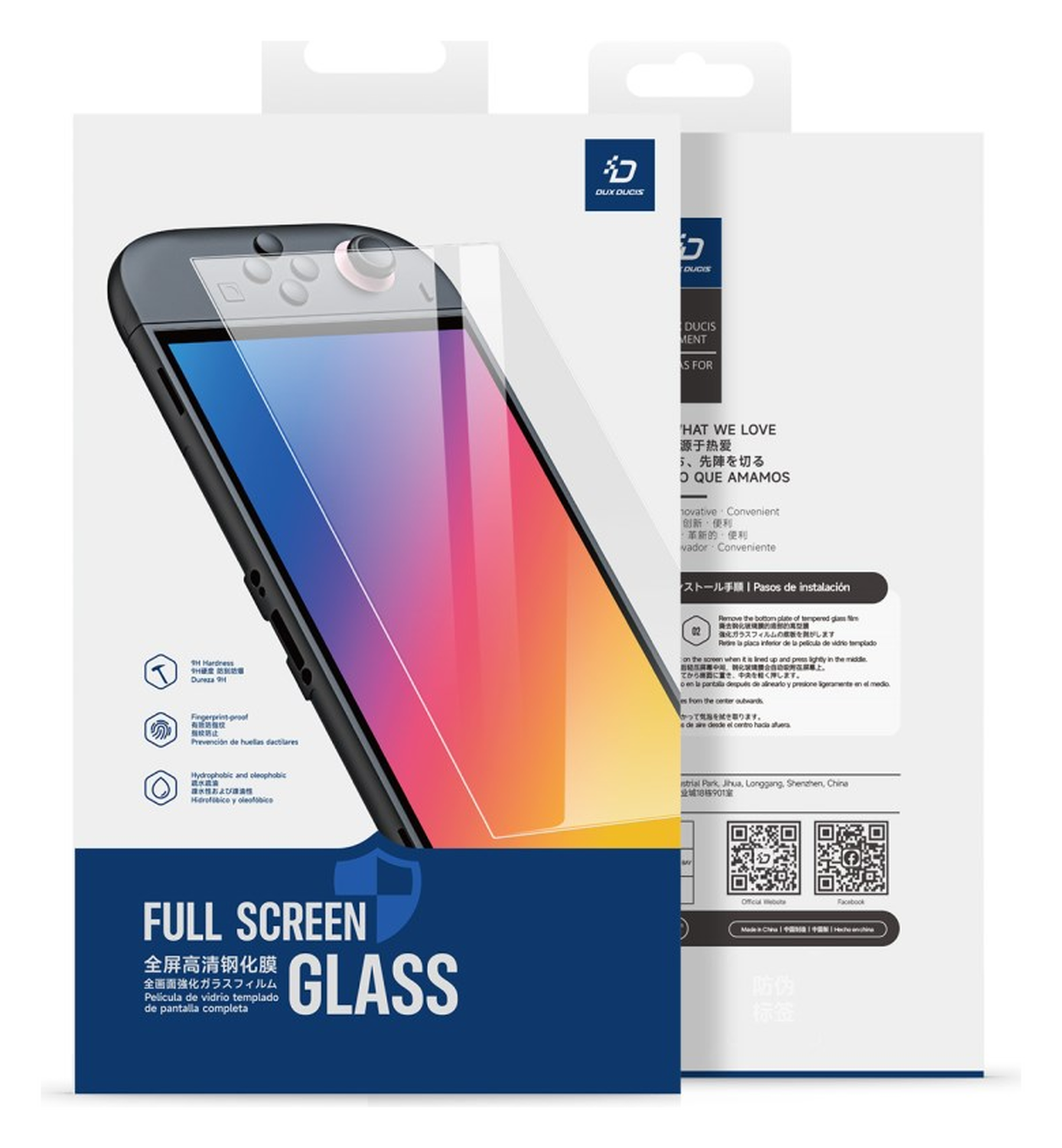 Dux Ducis Nintendo Switch 2 Screen Protector 9H Tempered Glass met Tray afbeelding 12
