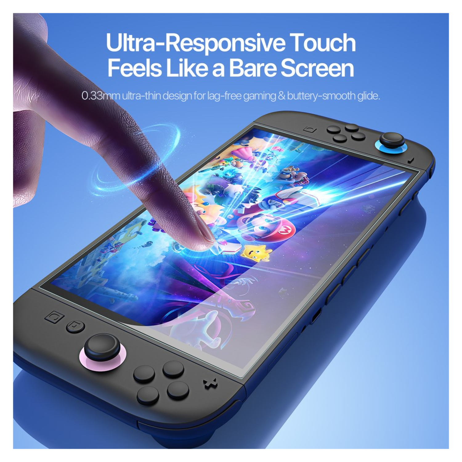 Dux Ducis Nintendo Switch 2 Screen Protector 9H Tempered Glass met Tray afbeelding 5
