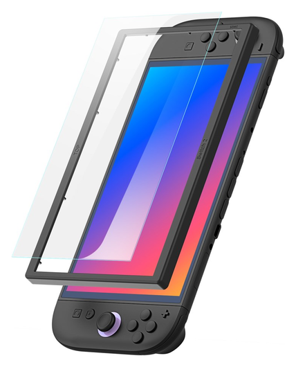 Dux Ducis Nintendo Switch 2 Screen Protector 9H Tempered Glass met Tray afbeelding 1