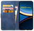 Rosso Element Xiaomi Poco F7 Pro Hoesje Book Case Wallet Blauw afbeelding 1