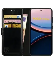 Rosso Element Xiaomi Poco F7 Ultra Hoesje Book Case Wallet Zwart afbeelding
