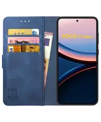 Rosso Element Xiaomi Poco F7 Ultra Hoesje Book Case Wallet Blauw afbeelding