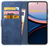Rosso Element Xiaomi Poco F7 Ultra Hoesje Book Case Wallet Blauw