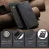 CaseMe 013 Google Pixel 9a Hoesje Book Case met Standaard Zwart afbeelding 6