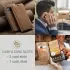 CaseMe 013 Google Pixel 9a Hoesje Book Case met Standaard Bruin afbeelding 7